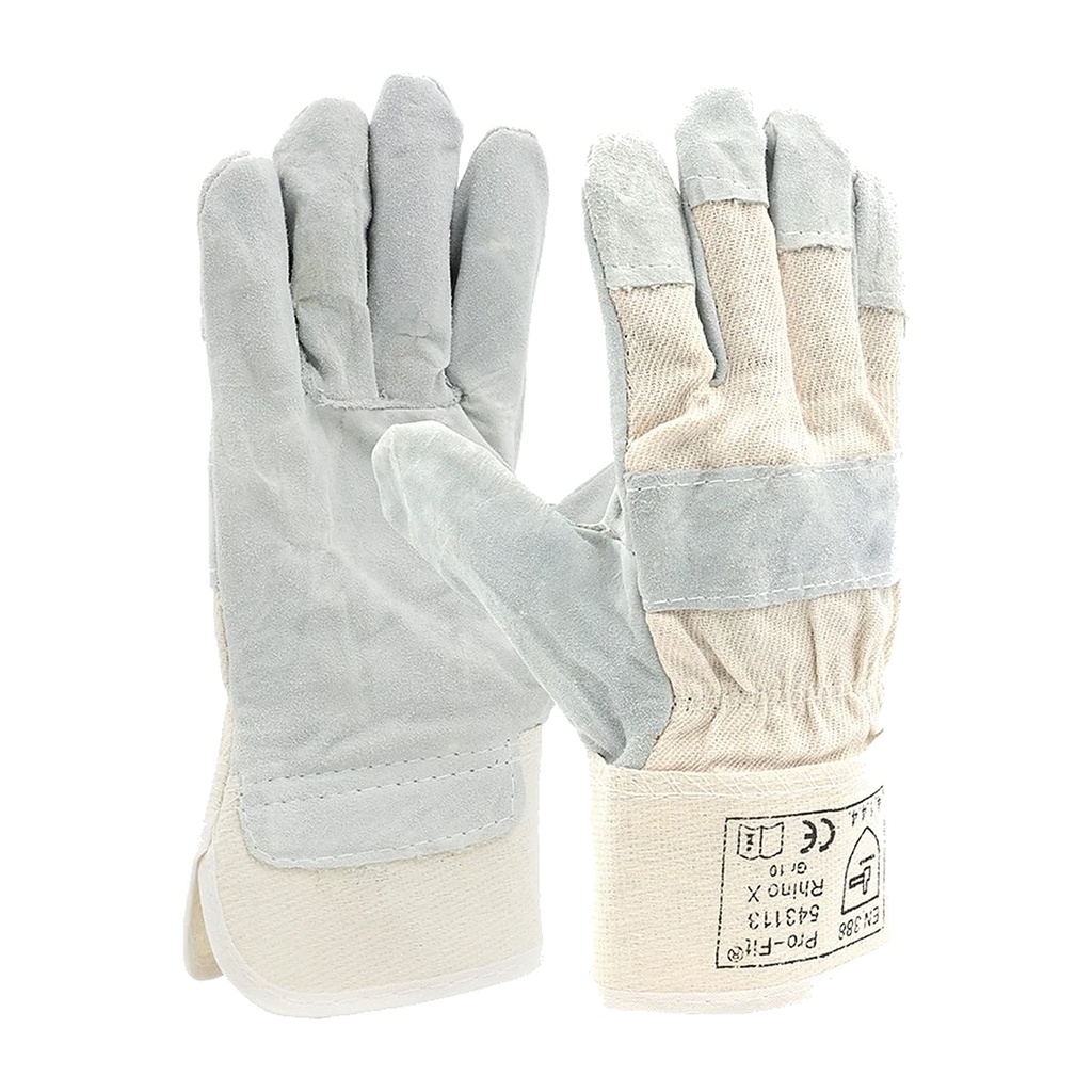 [543113] Rindspalt Leder Arbeitshandschuhe, 88CBWA, natur