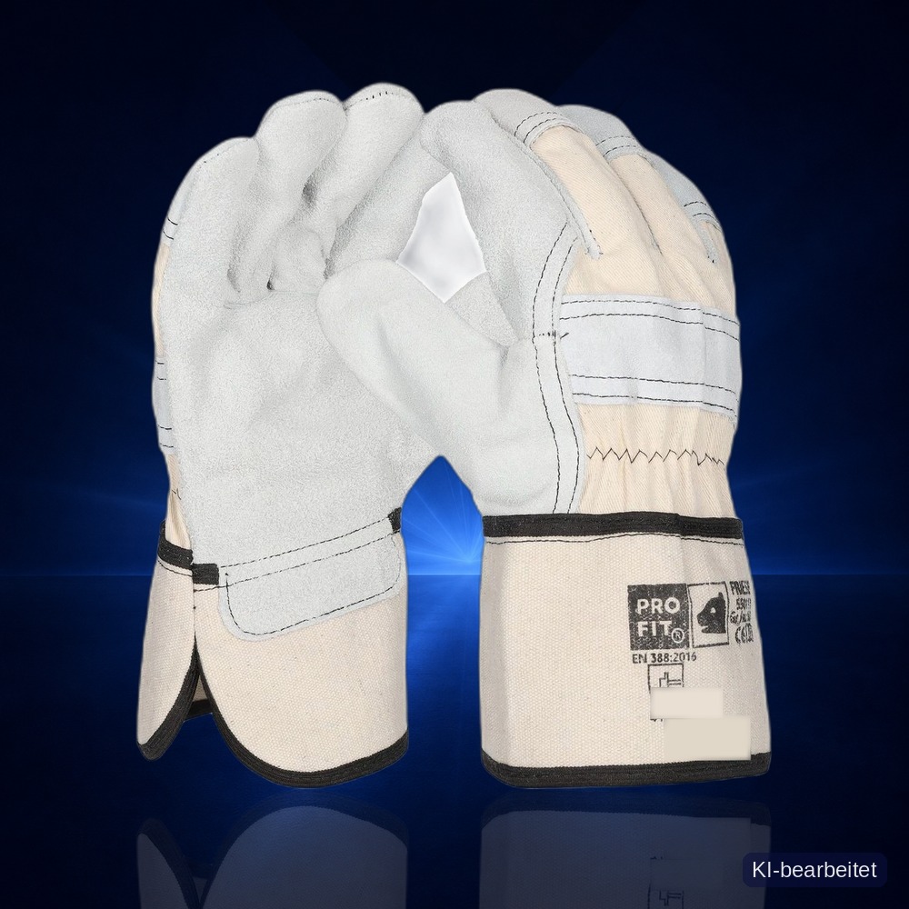 [550113-8] Rindspalt Leder Arbeitshandschuhe, natur 11 (8)