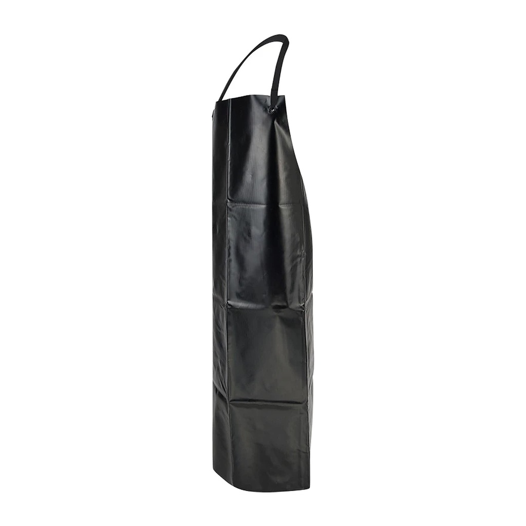 PVC Schürze, Latzschürze, 90 x 120 cm, schwarz