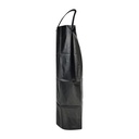PVC Schürze, Latzschürze, 90 x 120 cm, schwarz