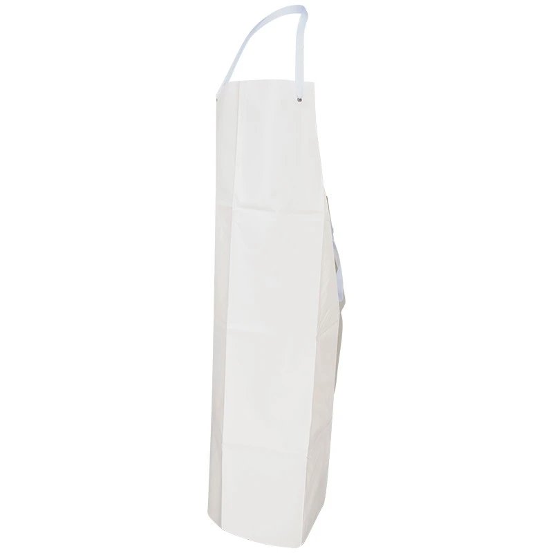 [175915] PVC Schürze, Latzschürze, 90 x 120 cm, weiß