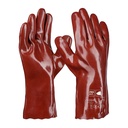 PVC Chemikalienschutzhandschuhe "Pirat", rotbraun, 35 cm 10