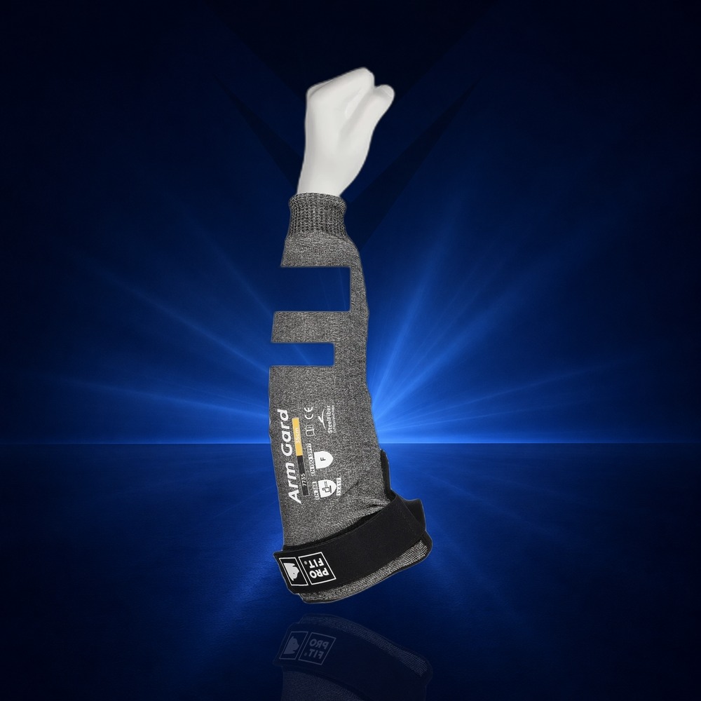 [7735] Armschoner "Armguard" Schnittschutz, 35 cm, ohne Daumenloch