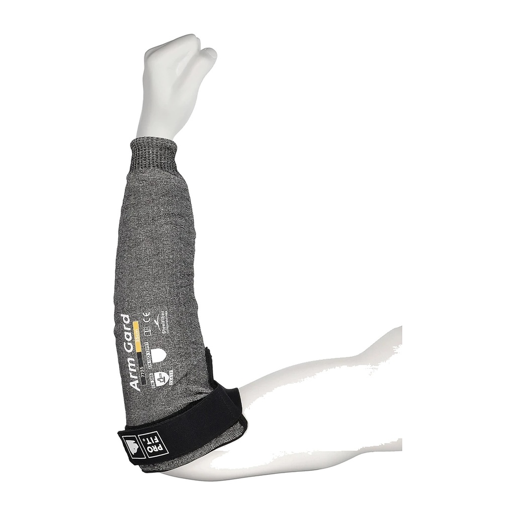 [7735] Armschoner "Armguard" Schnittschutz, 35 cm, ohne Daumenloch
