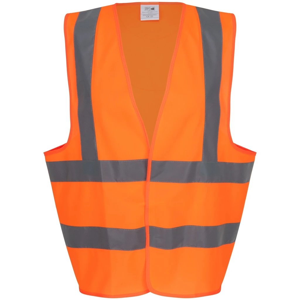 [970031] Warnweste, orange, mit Schulterreflex