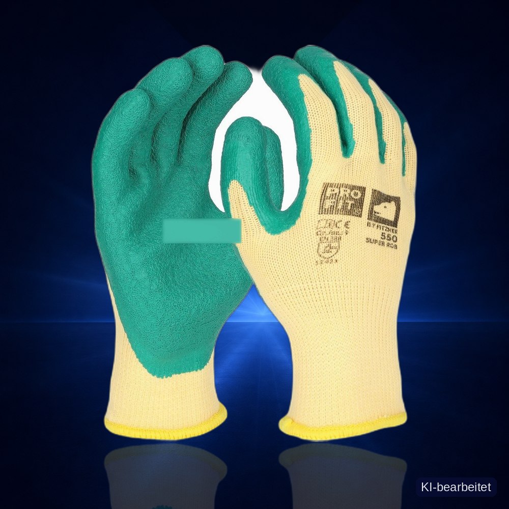 Latex Handschuhe, "Super Rob", grün 11