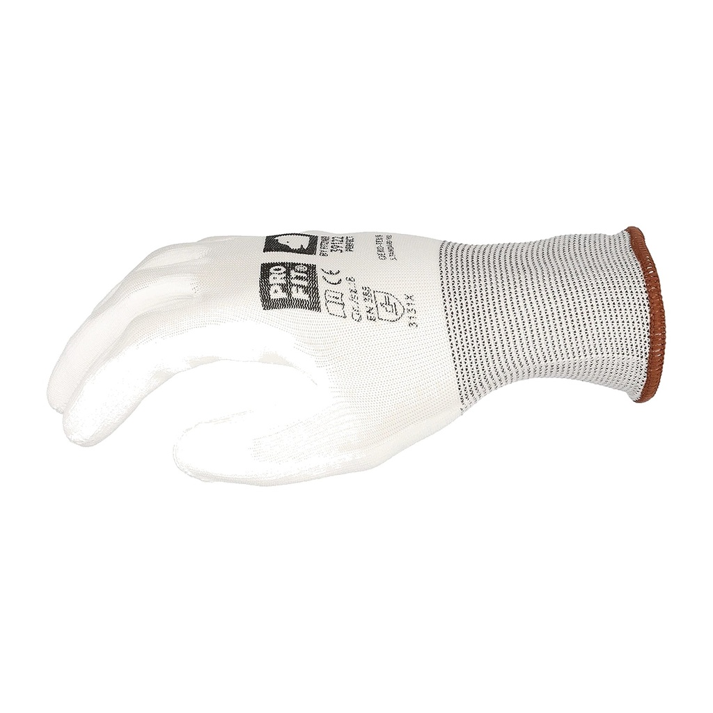 [39122-6] PU Handschuh "Perfect", weiß 11 (6)